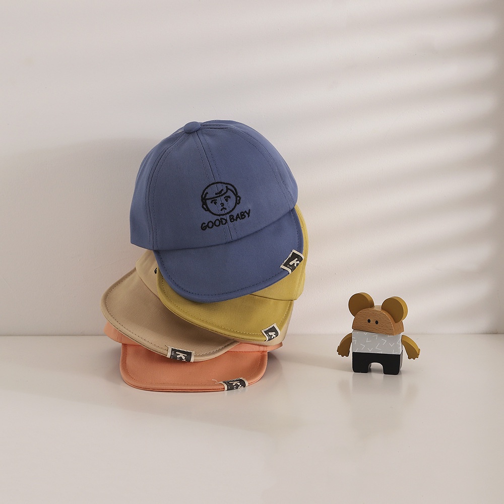 Nón Lưỡi Trai Mềm Thêu Họa Tiết Hoạt Hình Dành Cho Trẻ Em