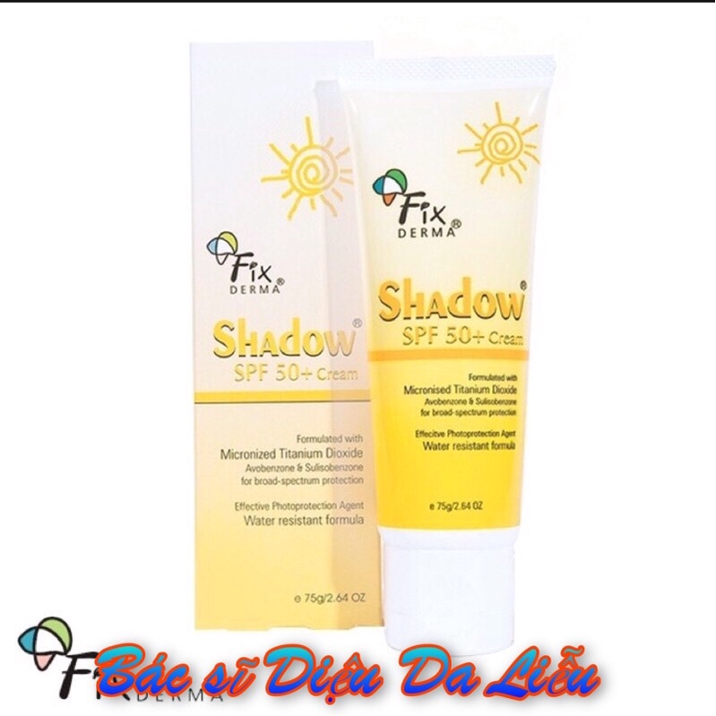  Kem chống nắng Fixderma Shadow spf 50+/ spf30+