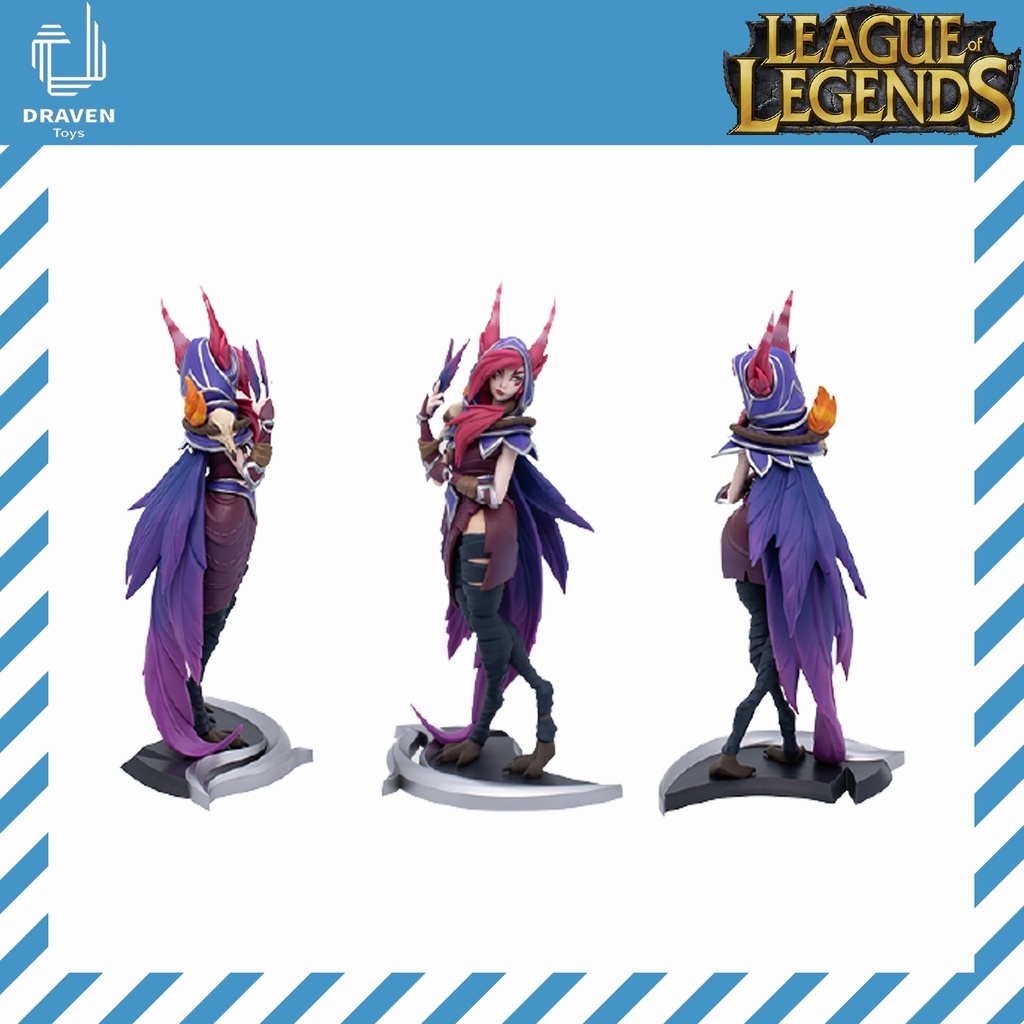 Mô hình cặp đôi hoàn hảo Rakan và Xayah Unlocked Statue - Chính hãng Riot Games - Liên Minh Huyền Thoại