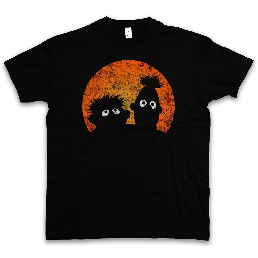 ÁO THUN E B PUPPETS - Logo Ernie Movie TV và Series Bert