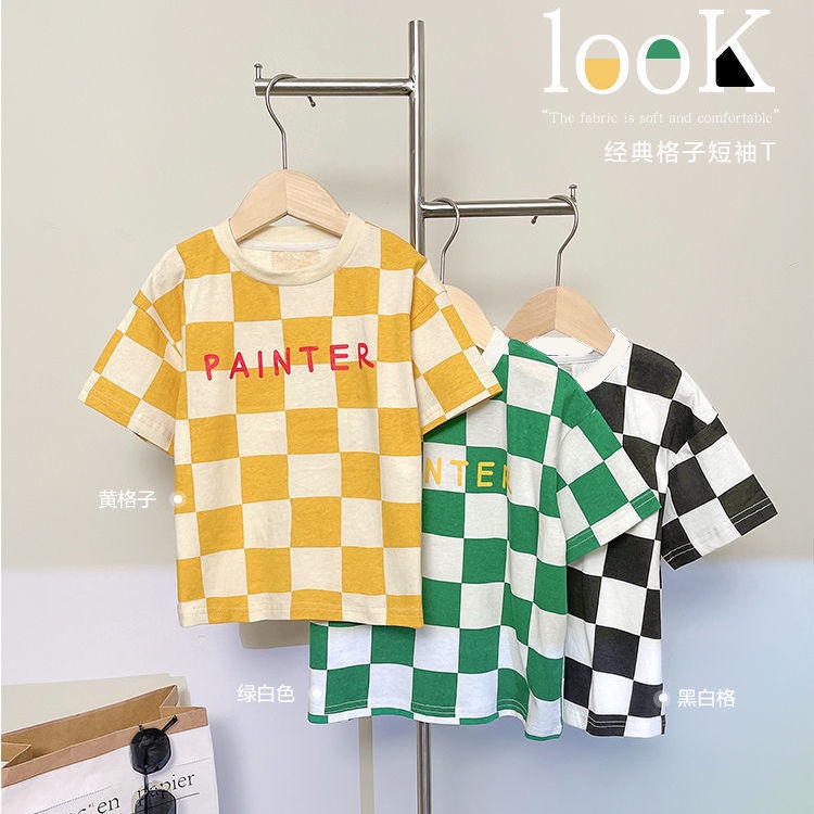 Áo Thun Tay Ngắn Cổ Tròn Dáng Suông Dễ Phối Đồ Thời Trang Hè Phong Cách Hàn Quốc Mới Cho Bé Trai 2022