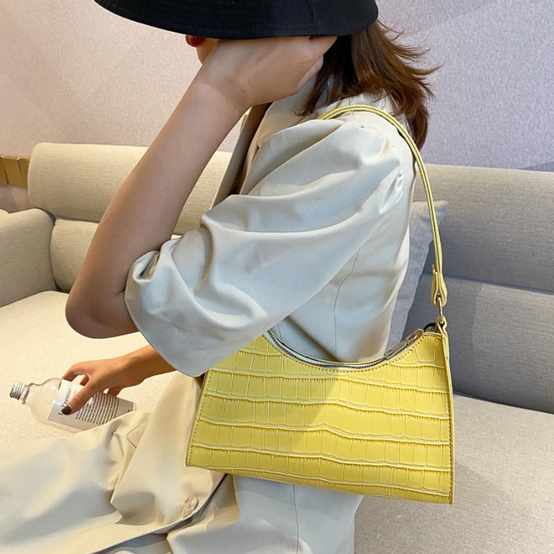 Túi xách màu trơn kiểu vuông sành điệu trẻ trung cho nữ