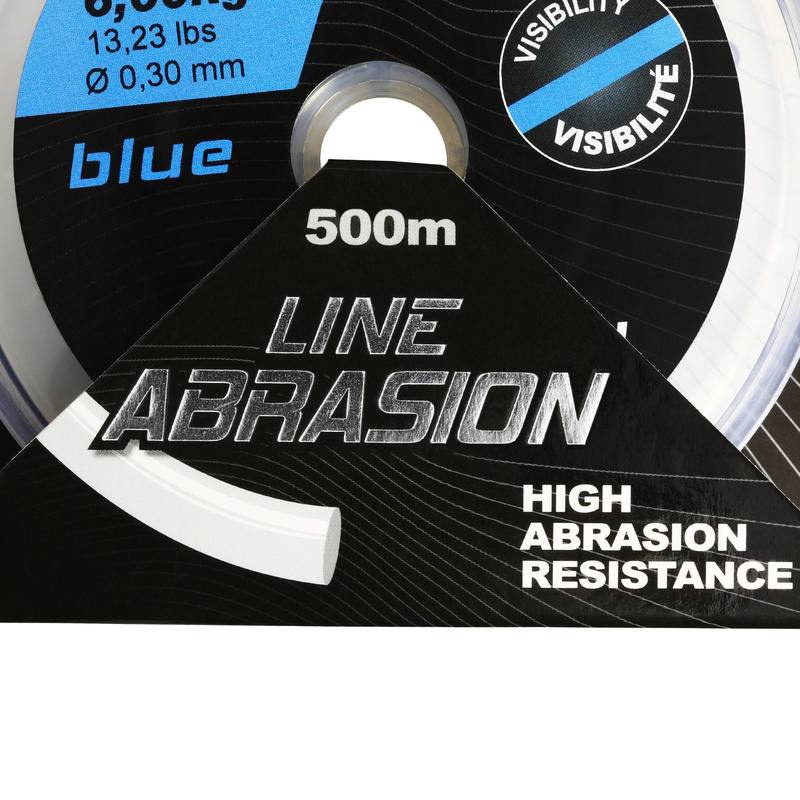 Dây câu cá Decathlon CAPERLAN line abrasion blue 500 m size 0,25 mm