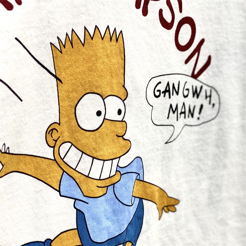 Fun-fashion- Áo Thun Tay Ngắn In Hình Simpson Trượt Ván 8Front- Giặt Được Đa Năng Thoải Mái Chất Lượng Cao