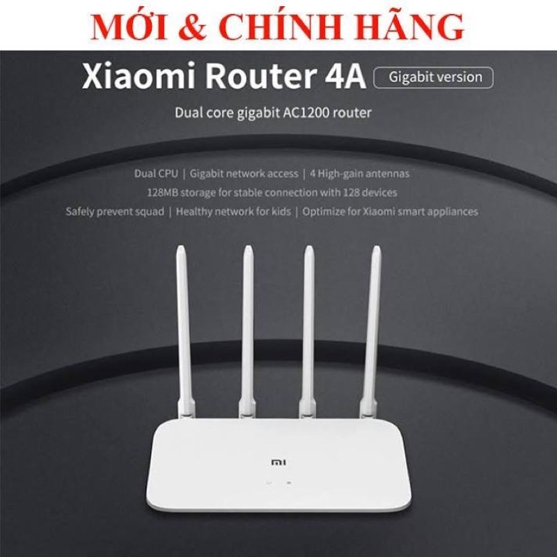 [Mã ELFLASH5 giảm 20K đơn 50K] Router Wifi Chuẩn AC1200 Xiaomi 3A Trắng