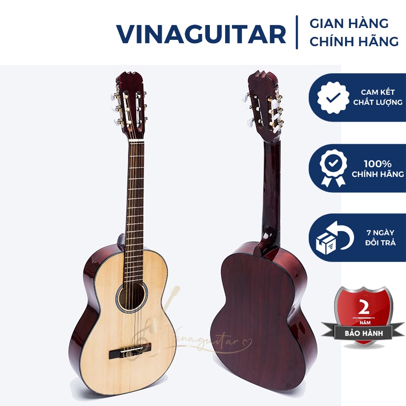 Đàn Guitar Classic Ba Đờn Dam70 có phiên bản có ty chỉnh cần- Guitar 3/4 đàn guitar dành cho trẻ em