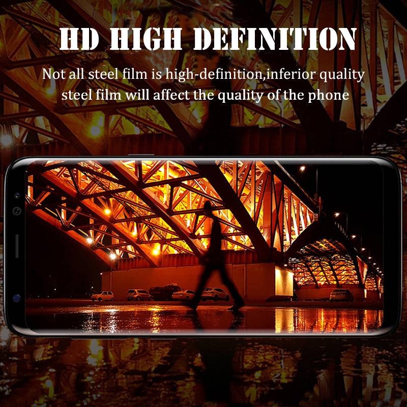 Kính cường lực 9999D bảo vệ màn hình thích hợp cho Samsung Galaxy S8 S9 Plus Note 8 9 Samsung A8 A6 Plus 2018 S7 Edge