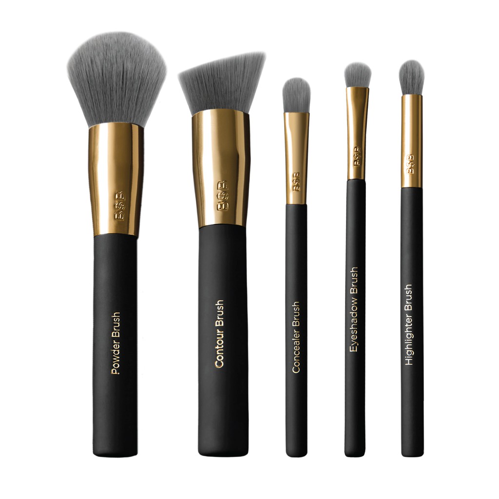 Billion Dollar Brows - Bộ Cọ Trang Điểm 5 Cây Billion Dollar Brows Charcoal 5 Piece Brush set