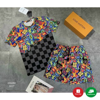 Bộ Hè Nam In 3D L&V Bảy Màu Hàng Đẹp BB67 .'