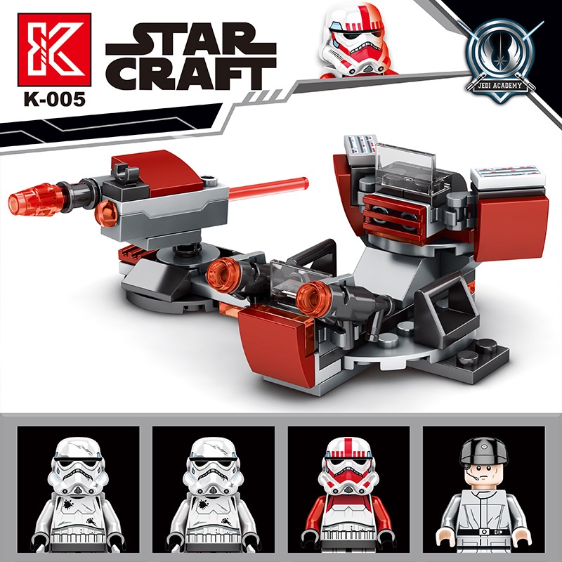 Mô Hình Đồ Chơi Lắp Ráp Nhân Vật The Manlo Master Trong Phim Star Wars K001-010