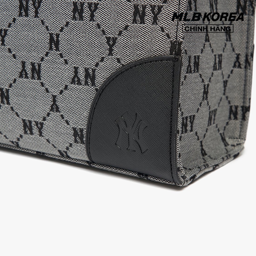 MLB - Túi tote chữ nhật Monogram Diamond Jacquard Shopper 3AORL021N-50GRS