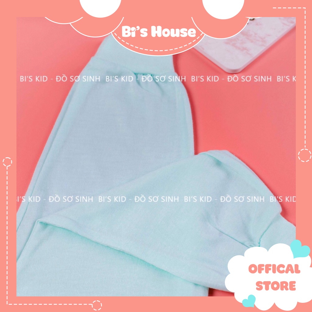 Quần chục dài sơ sinh in mông cotton mềm thấm hút mồ hôi cho bé