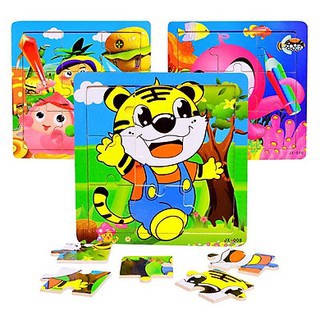 Tranh Ghép 9 Miếng Gỗ đồ chơi thông minh Life plus ( Giao Ngẫu Nhiên) - Tranh Xếp Hình 9 Mảnh Cho Bé Phát Triển Trí Tuệ