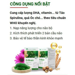 Combo 5 hộp Cốm trí não GBRAIN khách sỉ