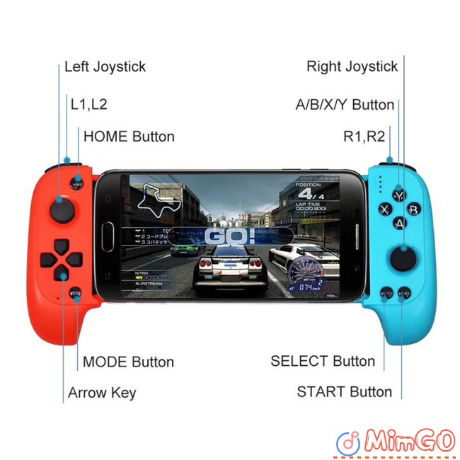 Tay Cầm Chơi Game Bluetooth Không Dây Cho Điện Thoại Samsung Xiaomi Huawei Android