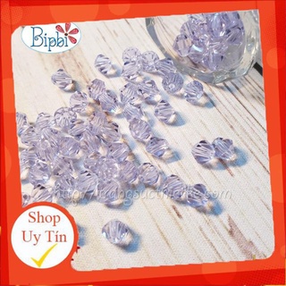 Pha lê Tiệp 6mm tím violet (20v)