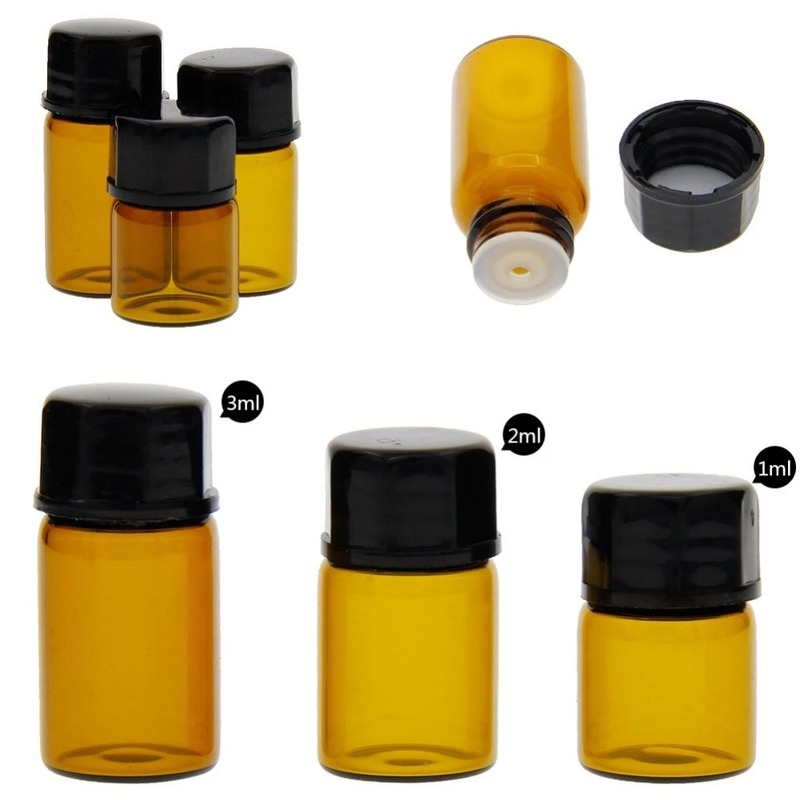 Set 5 lọ thủy tinh mini chiết mỹ phẩm du lịch 1/ 2/ 3 ml