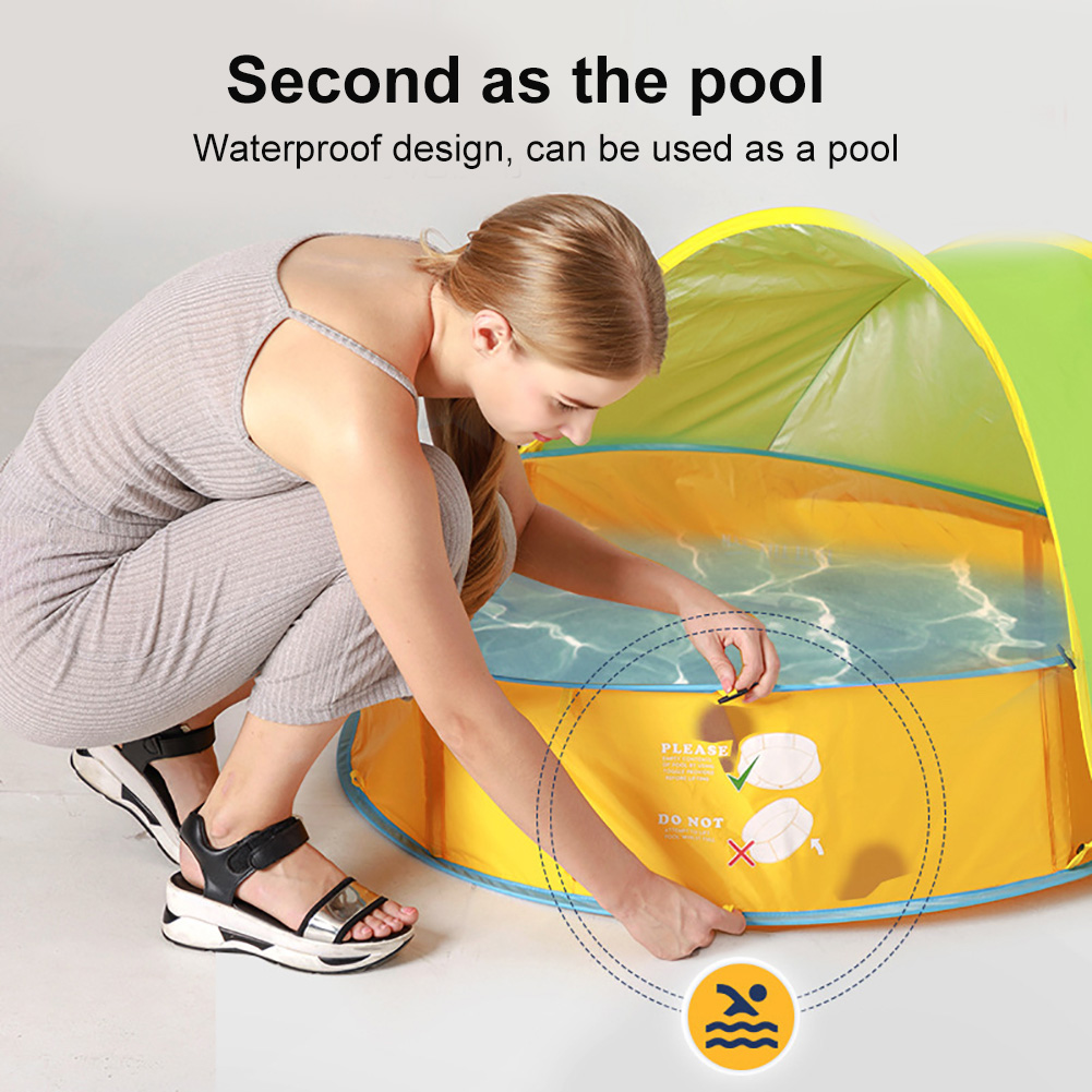 Bể bơi che nắng di động tiện dụng đa năng cho trẻ em