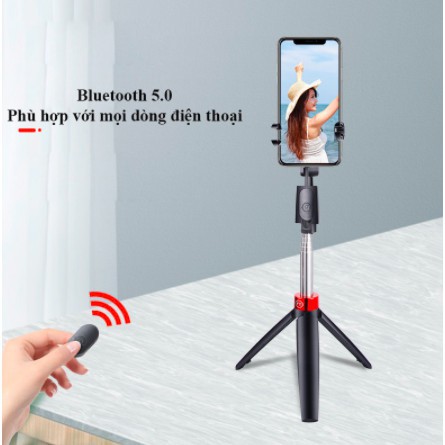 ❈❧✆SIÊU ĐẸPTripod bluetooth đa năng  Y11 3in1 kiêm chân đỡ điện thoại livestream, gậy tự sướng có điều khiển blue | BigBuy360 - bigbuy360.vn
