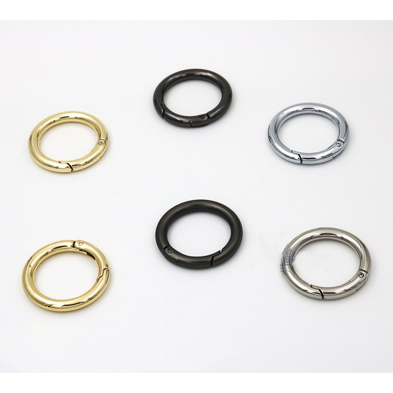 1pc 35mm Openable Spring Rings Bag Belt Strap Buckle Clip DIY Accessories