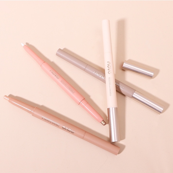 Nhũ mắt 2 đầu NOVO dạng bút Star Eyes Clever Lying Silkworm Pen bắt sáng bền màu NOVO49