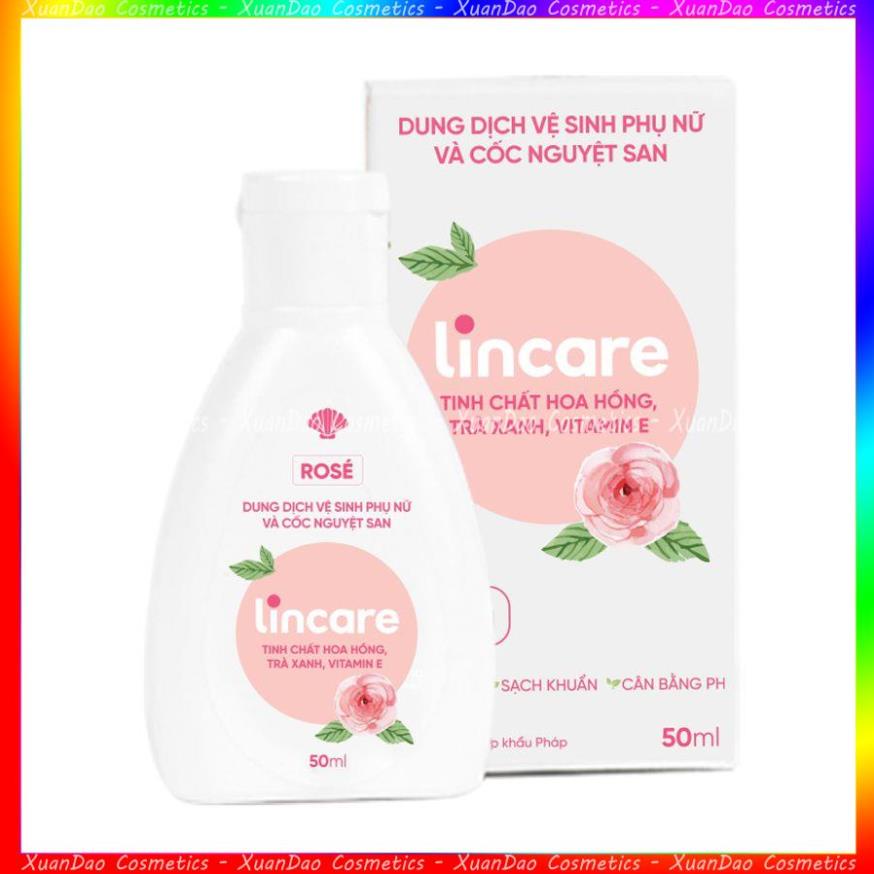 Deal Sốc Dung dịch vệ sinh phụ nữ vệ sinh cốc nguyệt san Lincare Rose 50ml