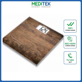 Cân điện tử mặt kính , Chính hãng Beurer GS203 Wood, hiện đại, nhỏ gọn, tinh tế, Bảo hành 24 tháng