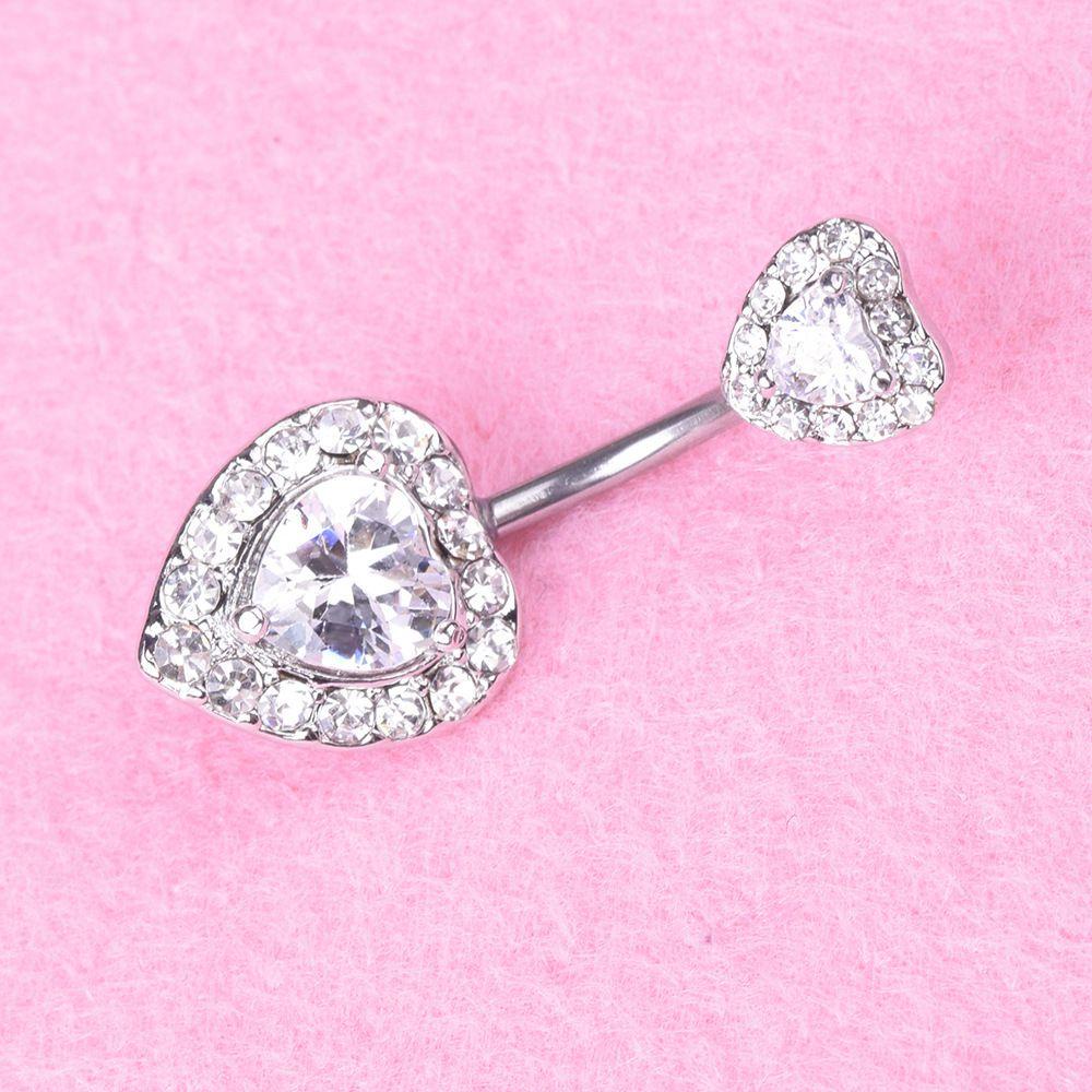 Nút Bụng MAXG Mới|Nhẫn Đính Đá Zircon Sang Trọng|Khuyên Xỏ Cơ Thể Thời Trang Cá Tính