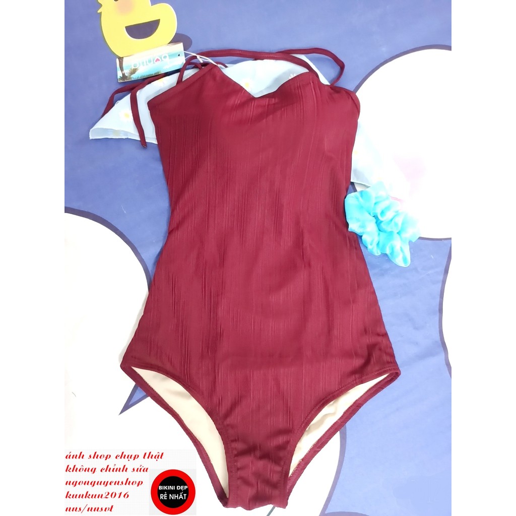 bikini kẻ caro liền mảnh gợi cảm | BigBuy360 - bigbuy360.vn