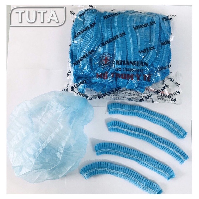 Mũ trùm đầu Y tế con sâu chính hãng Khánh An