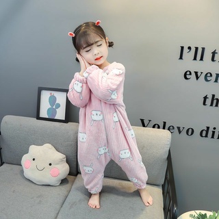 Pijama ngủ liền thân cực ấm cho bé trai bé gái