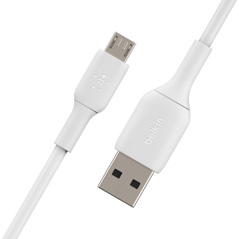 Cáp Micro USB Belkin vỏ nhựa 12W 1 mét - Hàng chính hãng