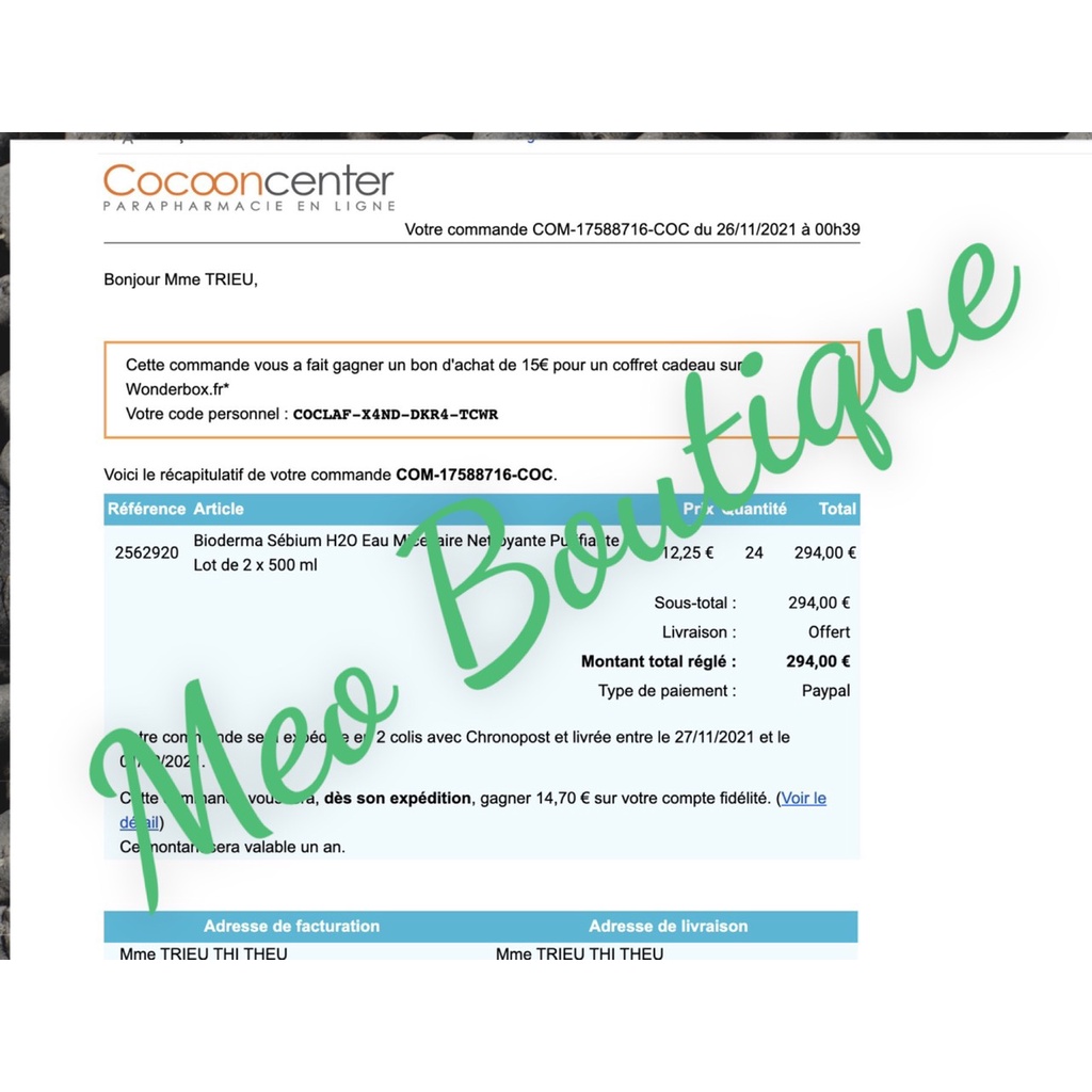 Nước Tẩy Trang Bio Pháp 500ml