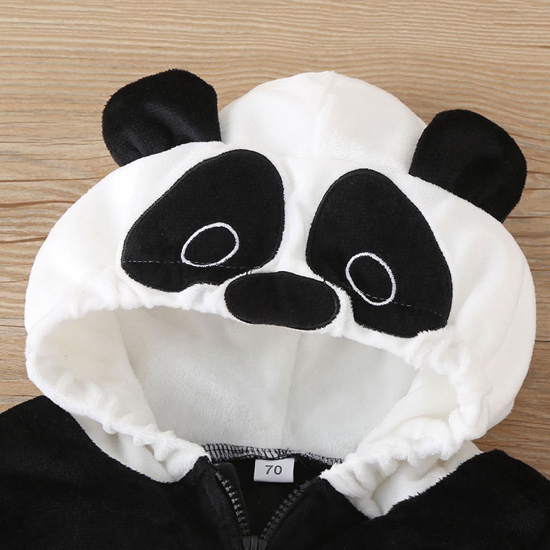 Body Tay Dài In Hoạt Hình Động Vật Dễ Thương Cho Bé Trai Bé Gái Sơ Sinh 6-36 Tháng,Bodysuit Liền Thân Áo Hoodie Cho Bé