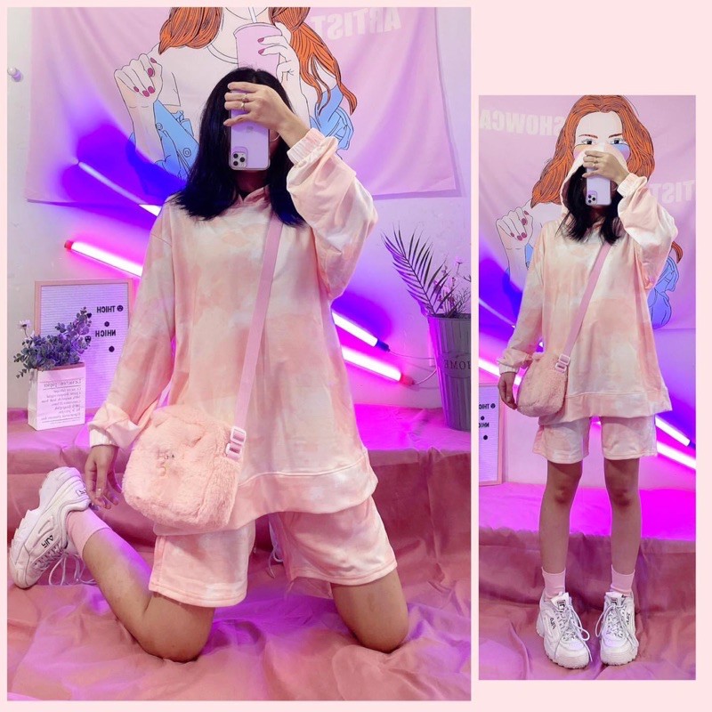 Set Hoodie Loang 3D Ảnh Thật