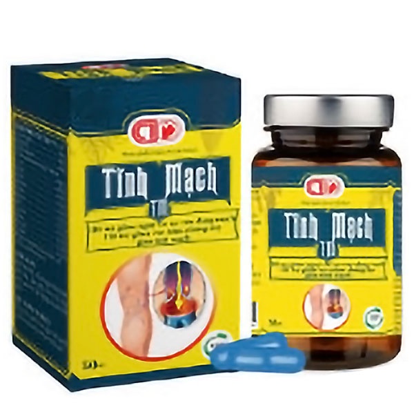 Tĩnh Mạch TM - Hỗ trợ hoạt huyết, tăng cường sức bền thành mạch (60 viên)