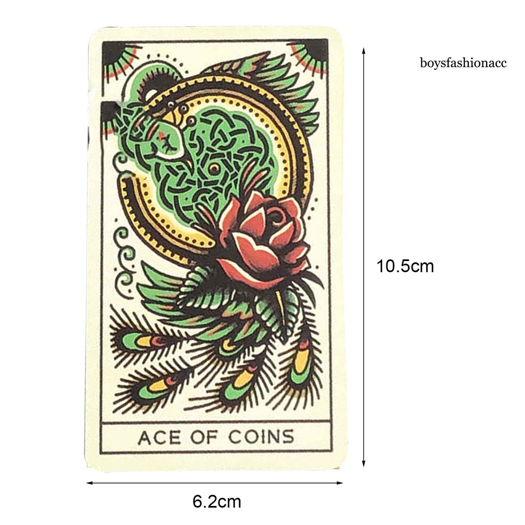 1 Bộ Thẻ Bài Tarot Bbc Nhiều Màu Lâu Trôi Nhỏ Gọn | BigBuy360 - bigbuy360.vn