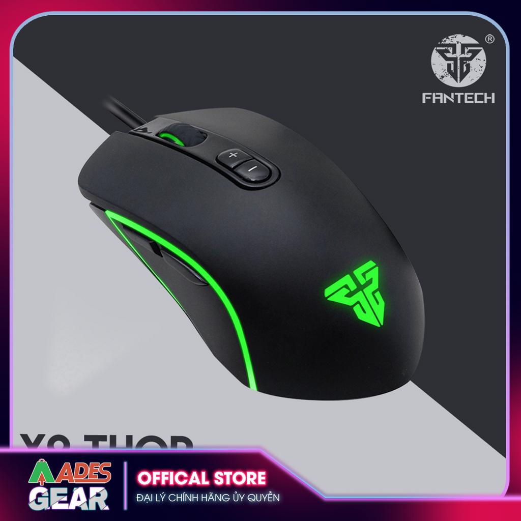 ✔️ Chuột Gaming Có Dây FANTECH X9 THOR 4800DPI LED RGB✔️ 7 Phím Macro ✔️ BẢO HÀNH 12 THÁNG