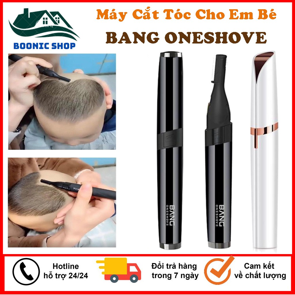 Máy Cạo Và Tỉa lông Đa Năng Bang Oneshove 5 in 1 Tay - Chân - Nách - Mày, Kèm Pin và Bộ vệ sinh máy