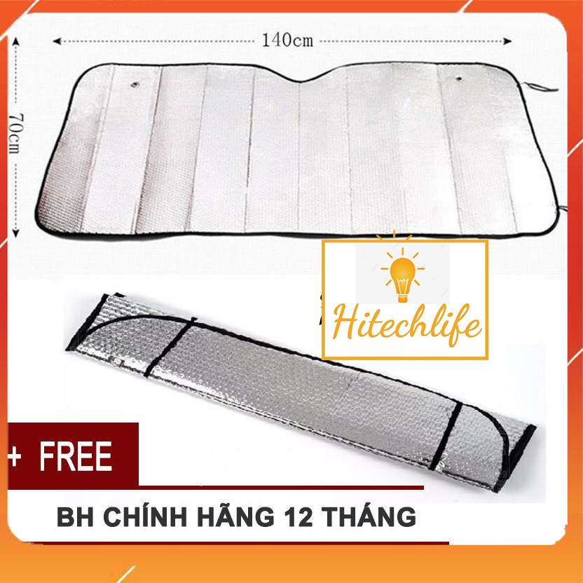 Tấm Che Nắng Kính Lái Ô Tô 3 Lớp Cách Nhiệt Chống Nóng - Tấm Chắn Nắng Kính Lái Ô Tô Hitechlife Giá Rẻ, Siêu Tiện Lợi