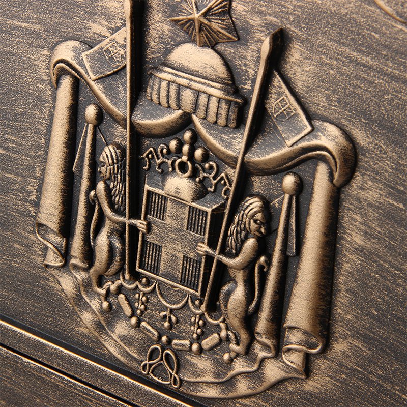 Hộp Thư Bằng Thép Không Gỉ Gắn Tường Có Khóa Chữ El: Đồng