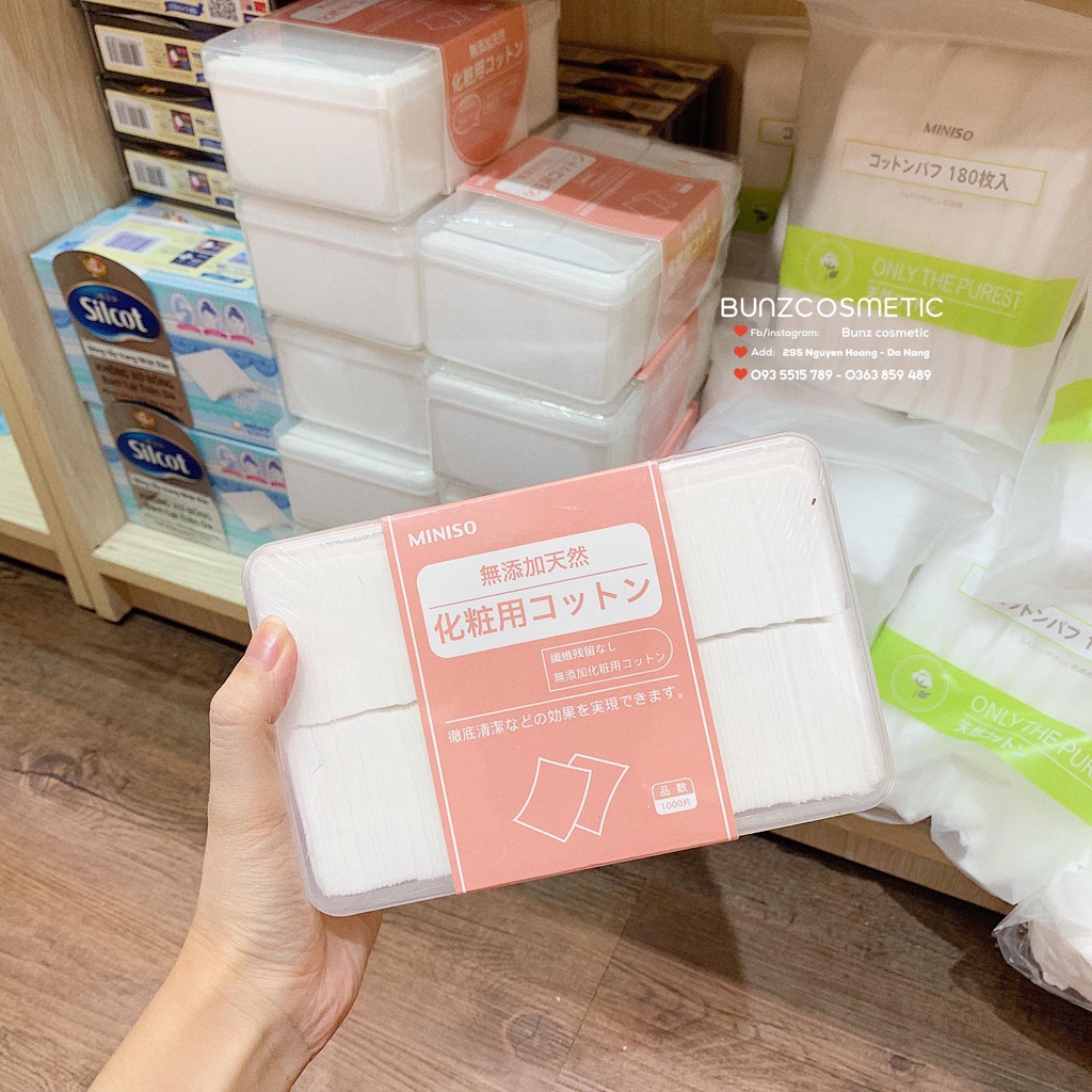 Bông Toner Miniso 1000 miếng