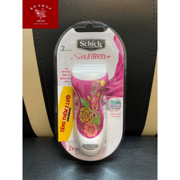 Bộ Dao Cạo Thay Lưỡi Dành Cho Nữ Schick Silk Effects . - Hàng chính hãng DKSH Việt Nam.