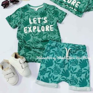 Set quần áo xanh lá H&M