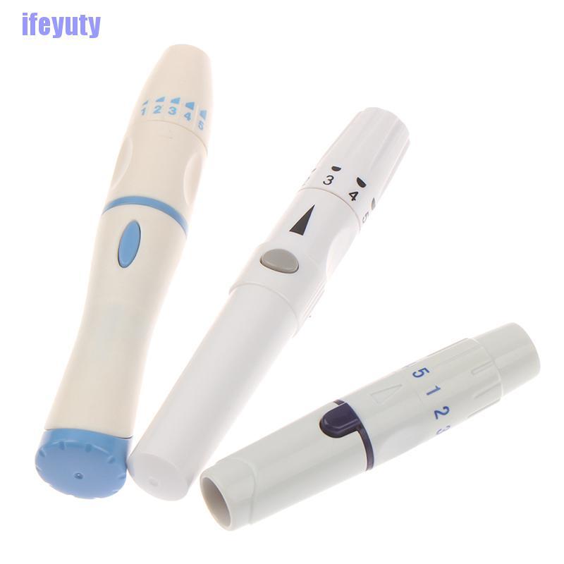 [IYU]  1X Lancet Pen Lancing Device Diabetics Blood Collect Collection Glucose Test Pen FE