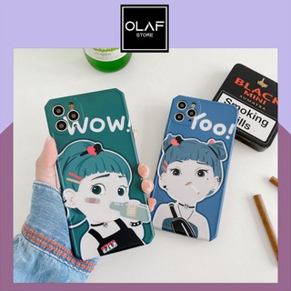 [SIÊU CÁ TÍNH] Ốp iPhone IMD cô gái cool ngầu WoW và Yoo!. Tương thích 7plus/8plus/X/XS/XsMax/11/11ProMax