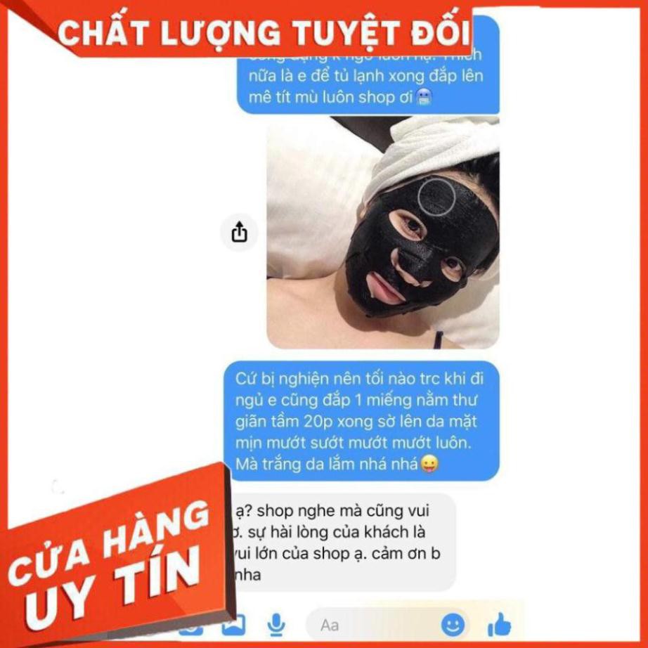 [Hàng Chính Hãng ] Combo 5 Túi mặt nạ giấy - Mặt nạ dưỡng da chiết xuất từ Than Hoạt Tính 3W Clinic Hàn Quốc