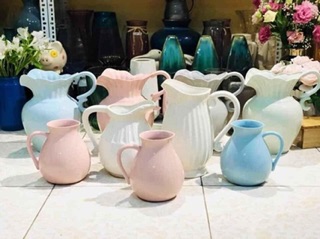 Bình hoa gốm sứ đất màu Bát Tràng