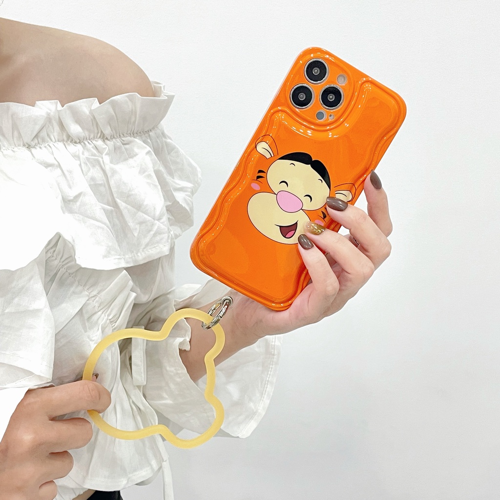 Ốp Điện Thoại Họa Tiết Hoạt Hình Winnie Dễ Thương Chống Sốc Cho iPhone 13/12/11/X