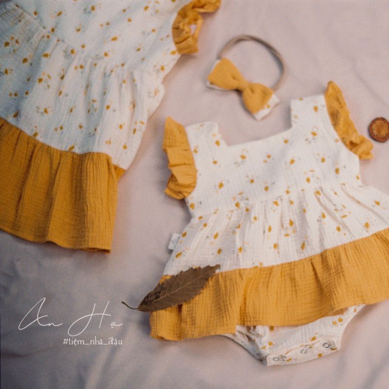 An Hạ - đầm và romper cho bé gái
